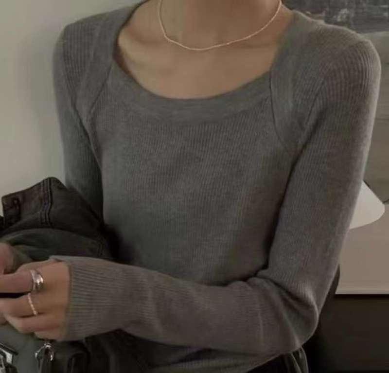 配色リブニット  AJ111-19380