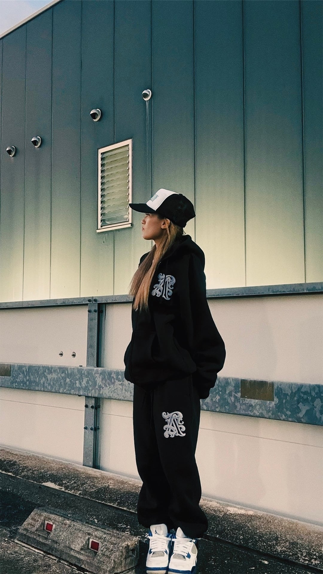 Ayana collaboration arch fullzip hoodie (black