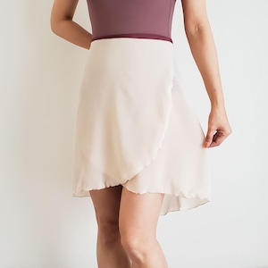 【limited】LONG wrap skirt【ホワイトチョコ×クランベリー】