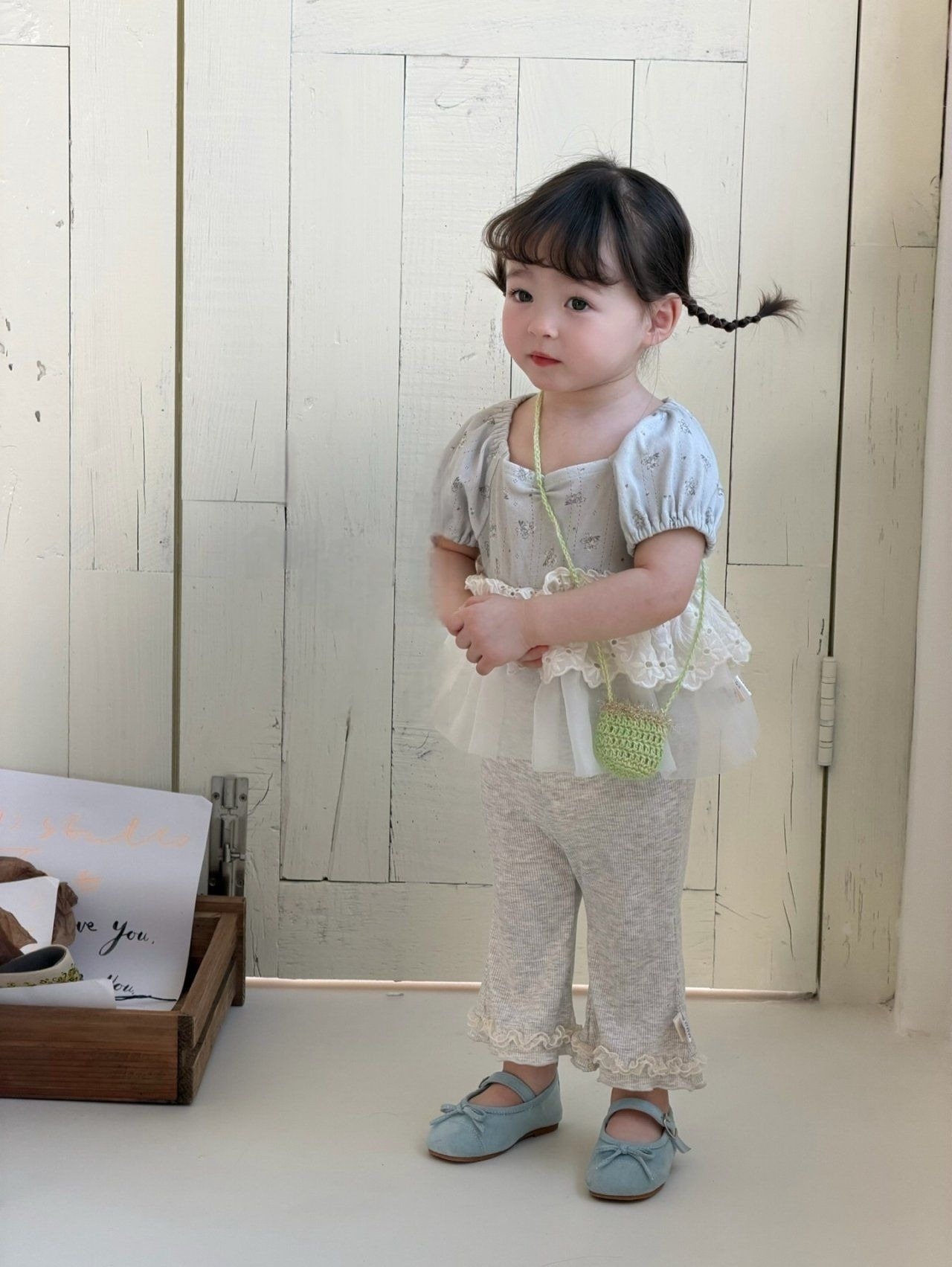 [my daughter] Shabang Lace Tee / [마이다럴] 샤방레이스티