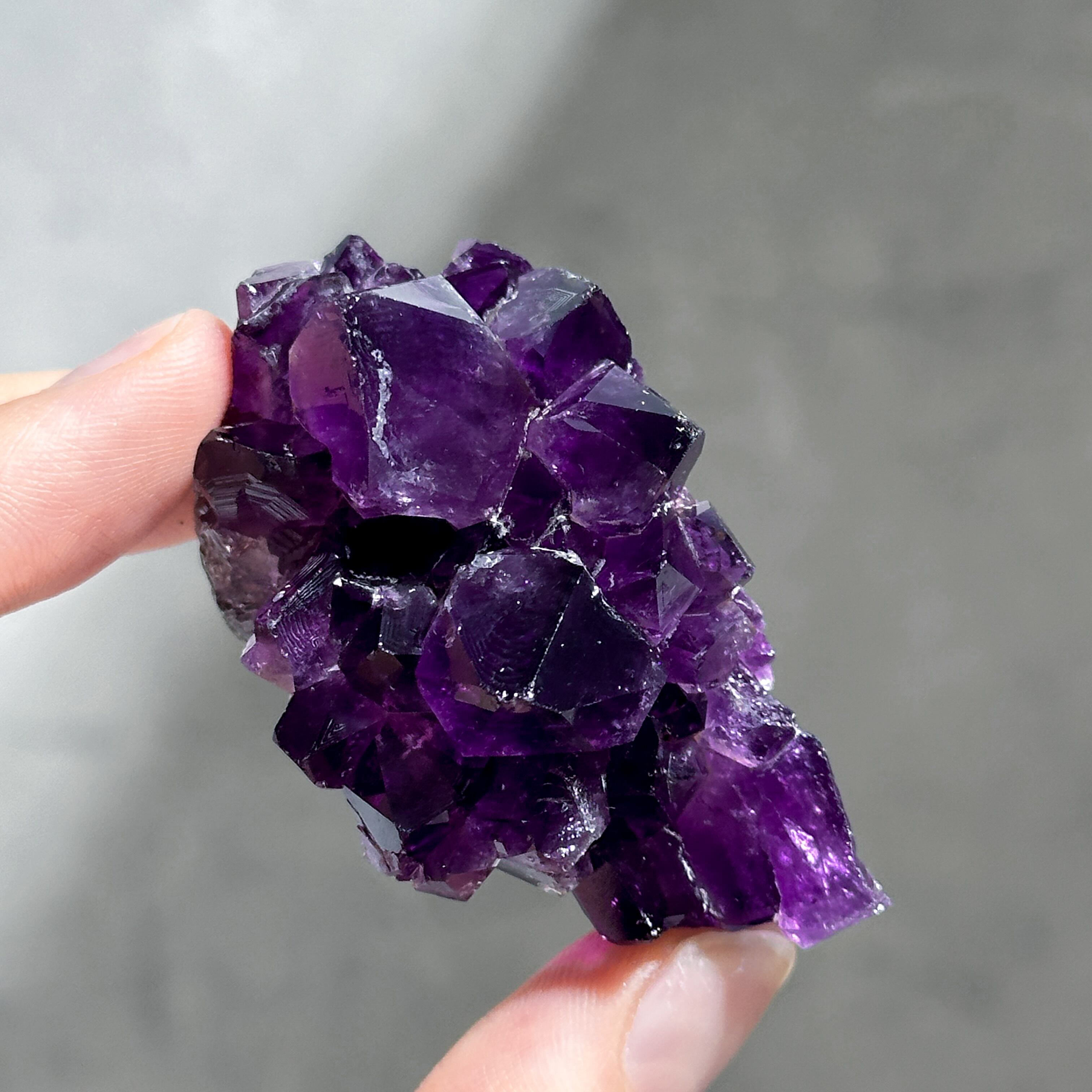 高品質】天使の指紋◎ウルグアイ産アメジスト 原石71◇ Amethyst