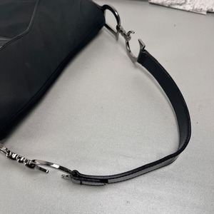 DIOR ディオール サドルバッグ ナイロン ショルダーバッグ 黒 A-14103