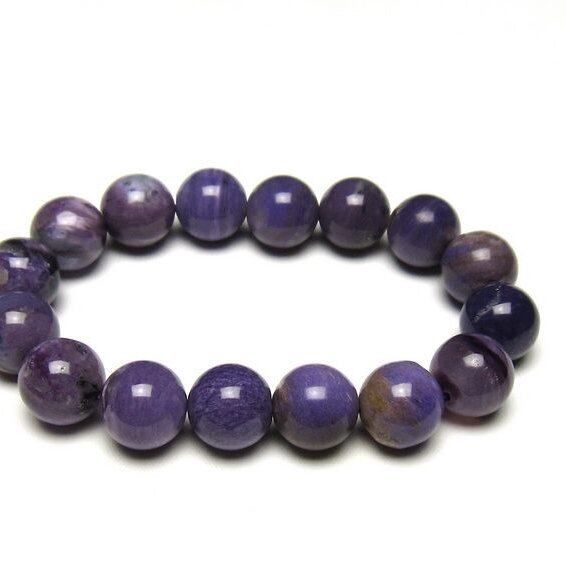 チャロアイト ブレスレット 13mm一点物 おまかせ便 111-49303