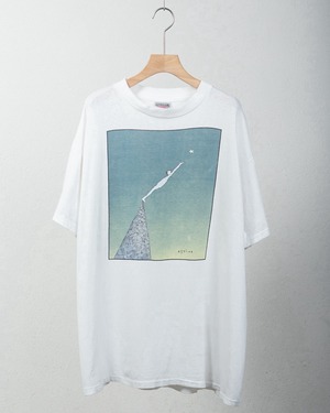 art printed T-shirt "Richard Stine" / single stitch / Made In USA
