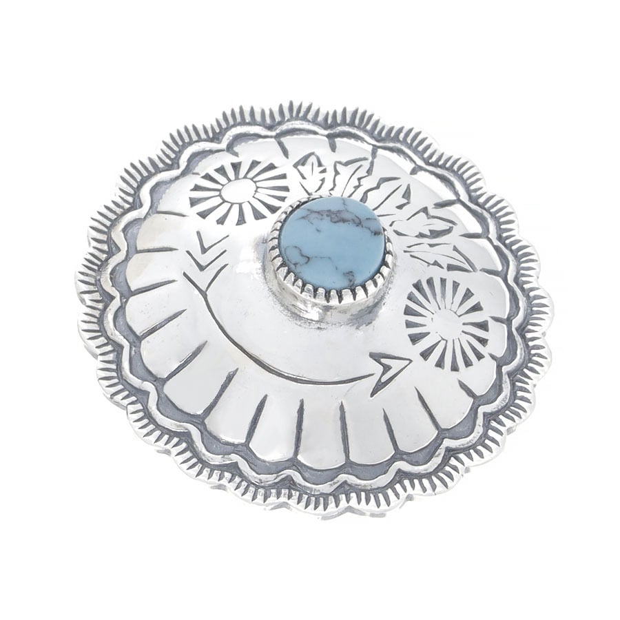 シルバー925 コンチョ インディアンジュエリー ターコイズ | cielcraft