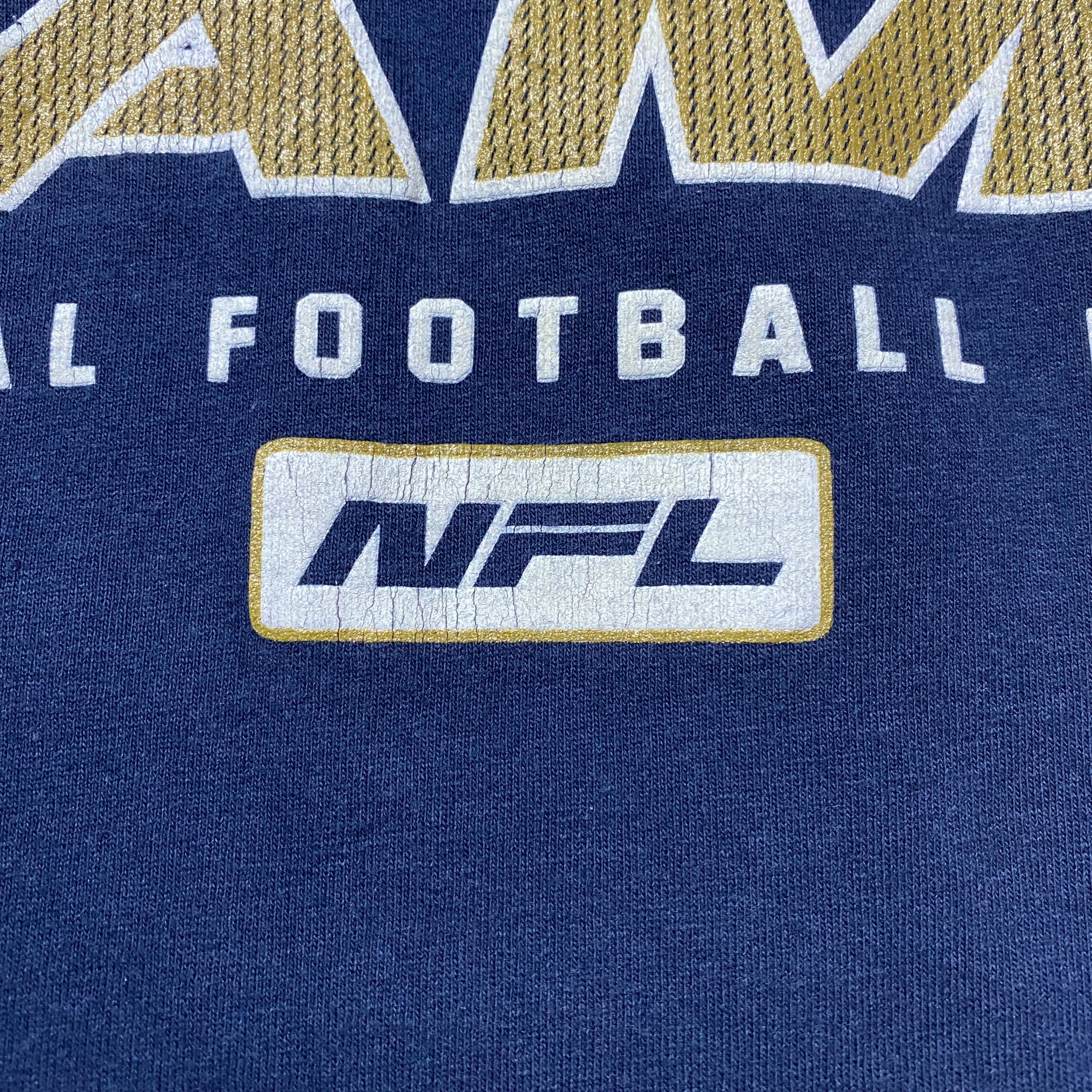 Size:XL】NFL St. Louis Rams セントルイス・ラムズ プリント ネイビー