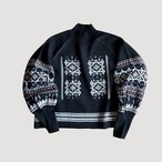 ASEEDONCLOUD/アシードンクラウド Memories Pull on knit  #262807 Black