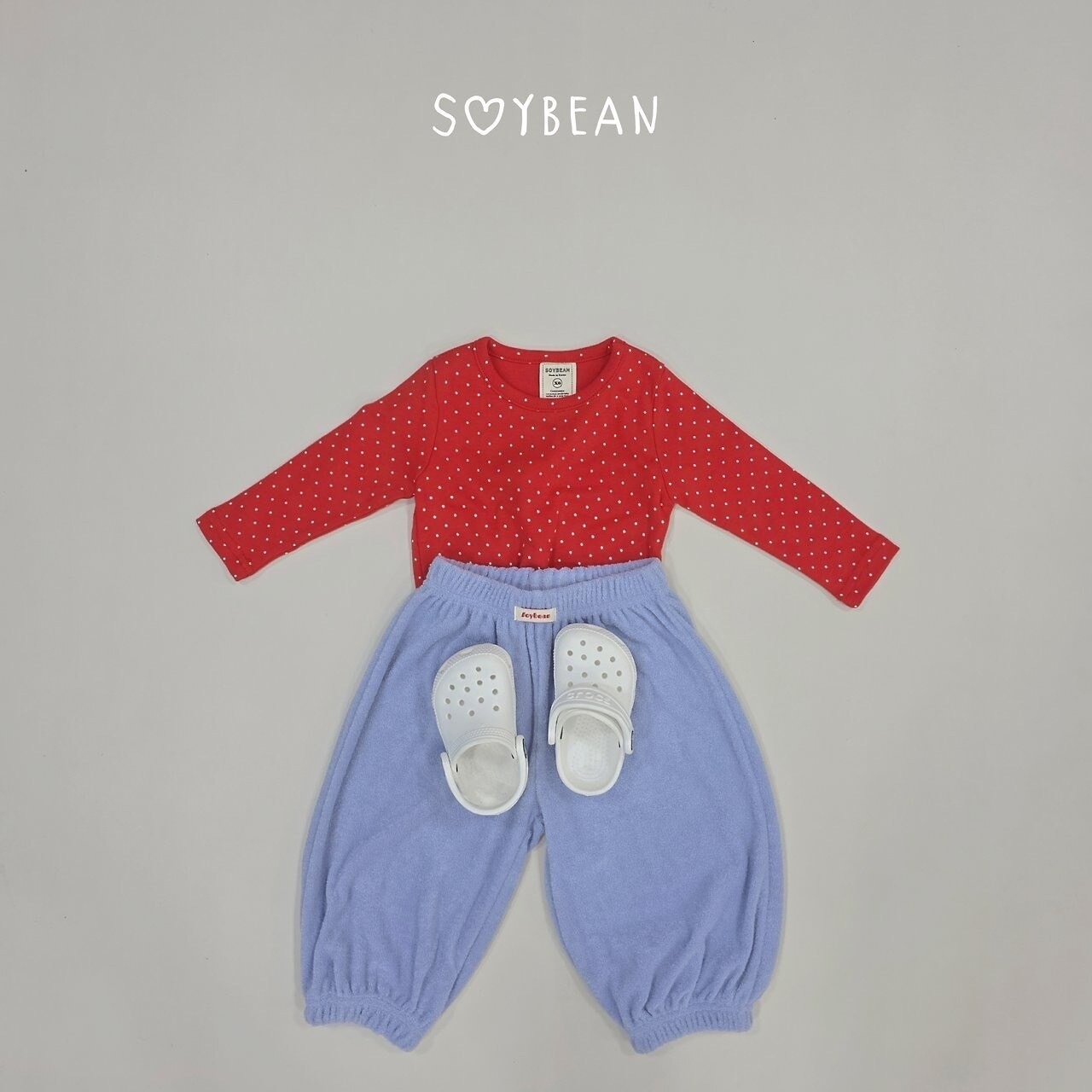 韓国子供服 / 26Autumn / soybean / ドットセットアップ / キッズ服 / 秋服 *XS~XL*