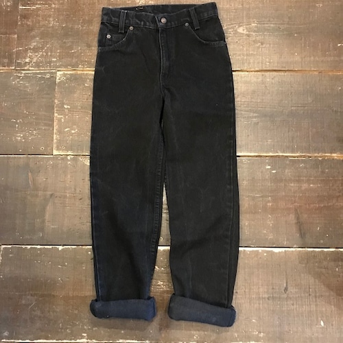 USED KIDS  USA製 LEVIS 505 ブラックデニムパンツ  14歳