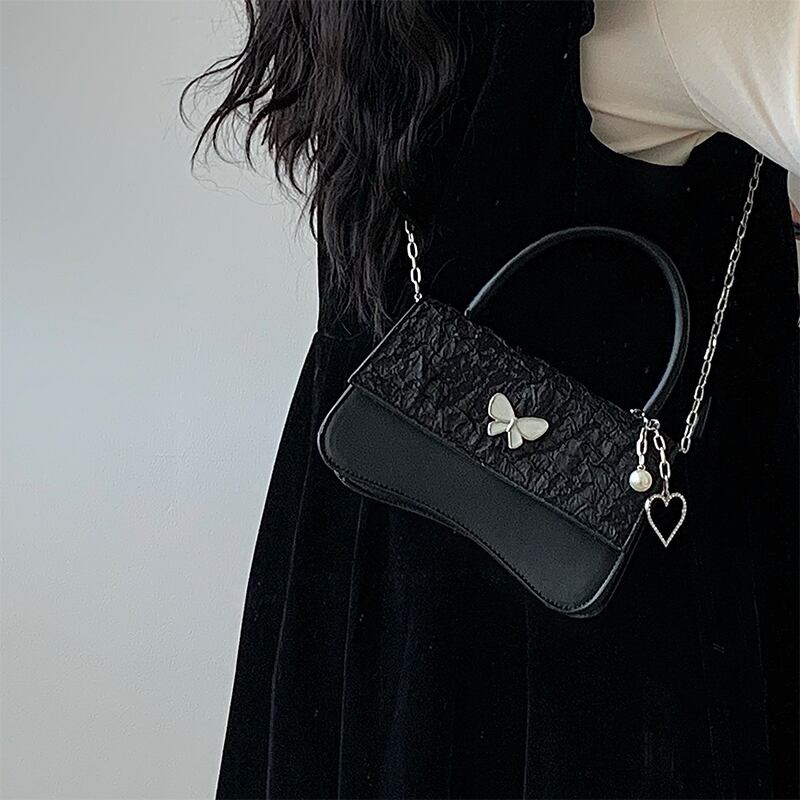 NICEの自制シリーズ】☆バッグ☆ ハット 蝶々 ショルダーバッグ 