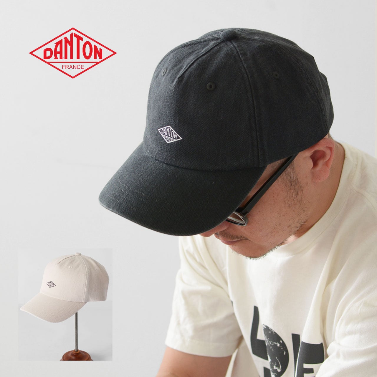 DANTON [ダントン] COTTON TWILL CAP [dt-h0045mht] コットンツイルキャップ・帽子・ベースボールキャップ・綿キャップ ・ロゴキャップ・MEN'S LADY'S [2023SS] refalt online store