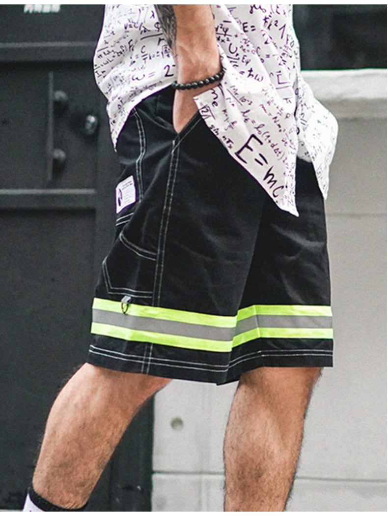 全1色 ハーフパンツ プリント カジュアル ストリート おしゃれ