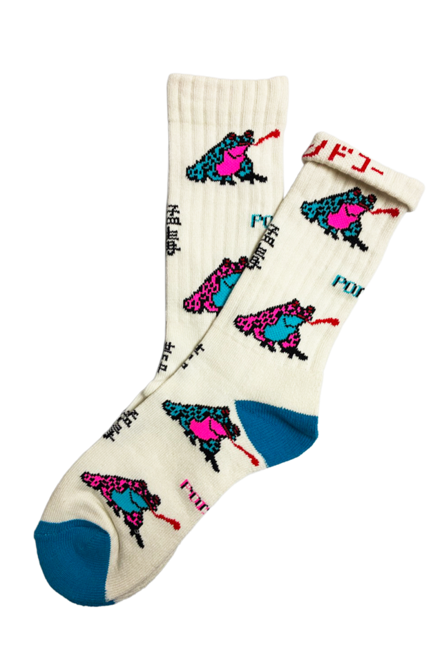 <NEW> "猛毒 -white- " Socks