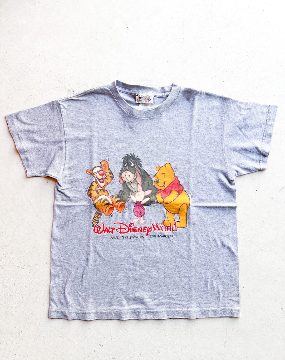 【160cm】VINTAGE 90's プーさん Tシャツ【10135】※