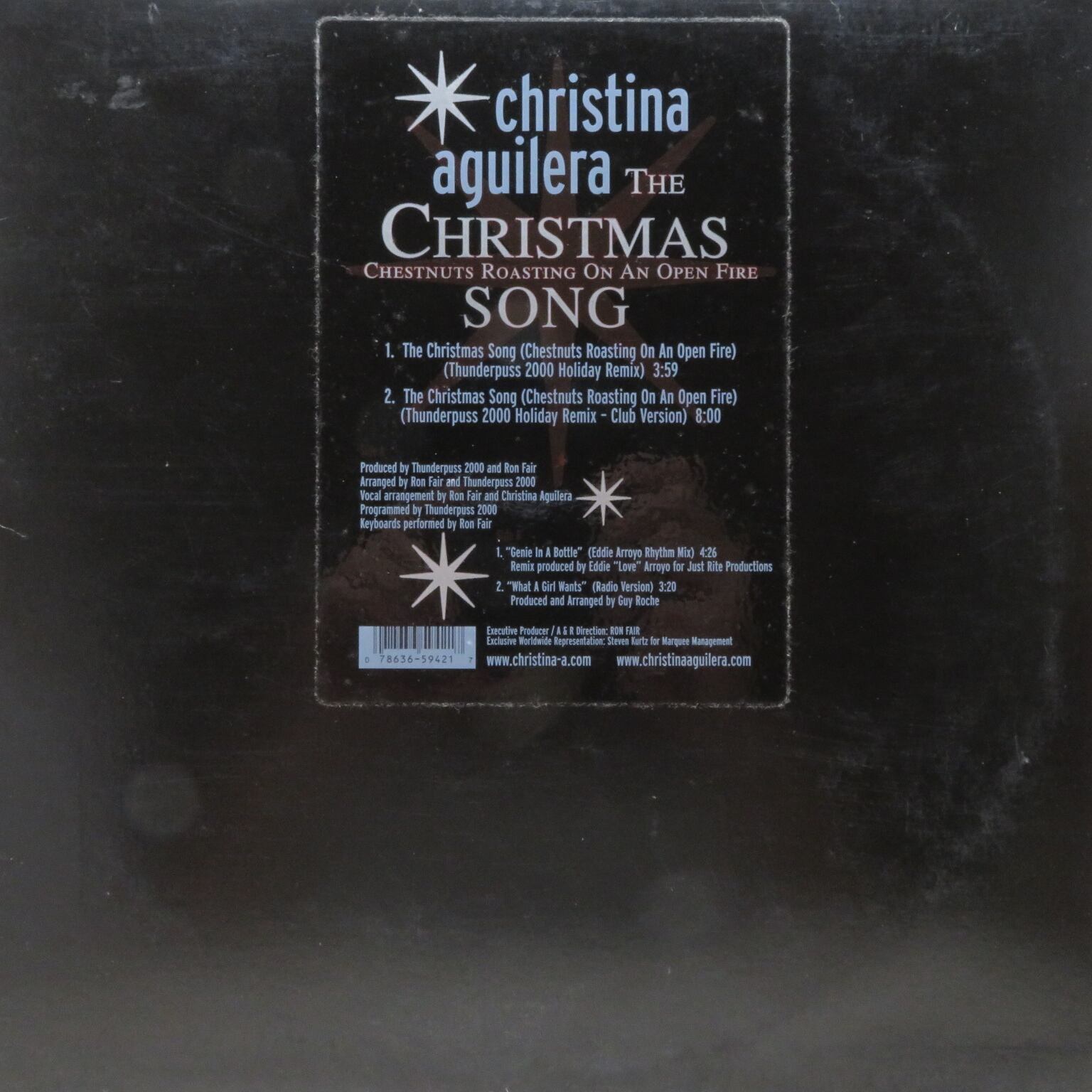 Christina Aguilera / The Christmas Song (Chestnuts Roasting On An Open Fire) [07863 65942-1] - 画像1