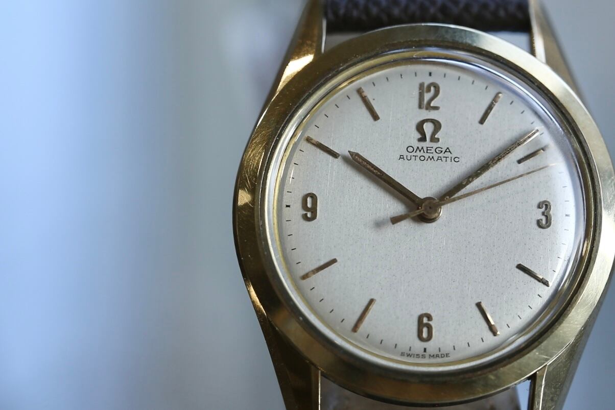 【OMEGA】 1955年製 オメガ シーマスター 飛びアラビア ”ミッドサイズ” 自動巻き / Vintagewatch / Automatic / Cal.471