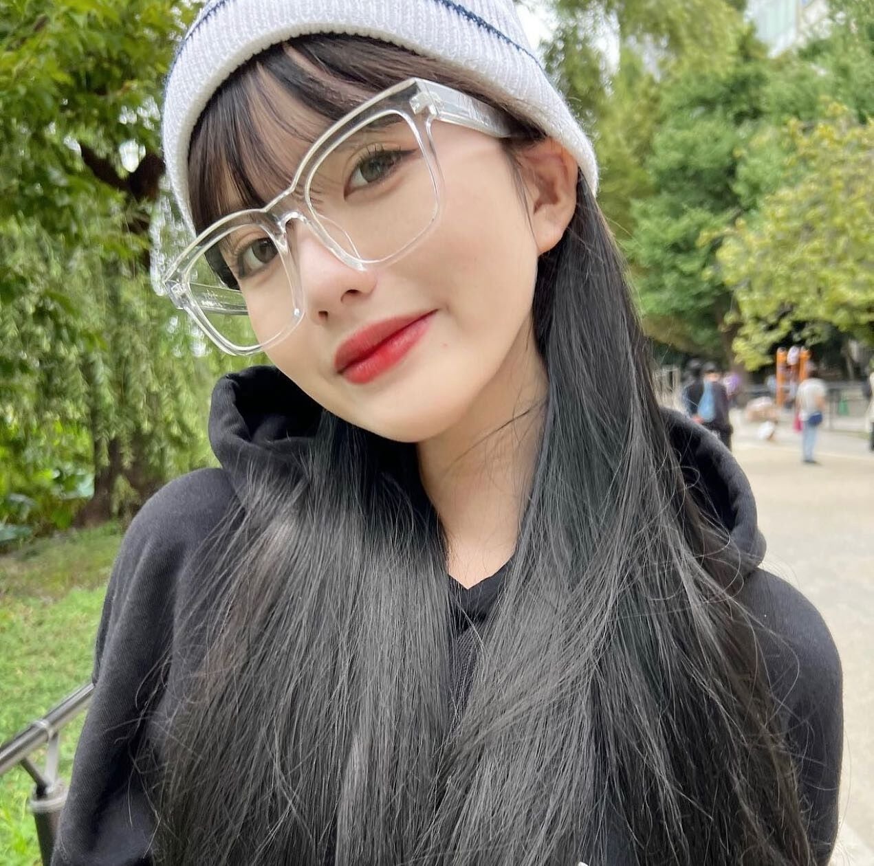 4colors】square wide clear sunglasses | FLEX公式｜SNSで話題のアイ