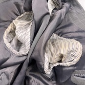 KATHARINE HAMNETT LONDON キャサリン・ハムネット・ロンドン チェック シングル テーラードジャケット S/グレー メンズ