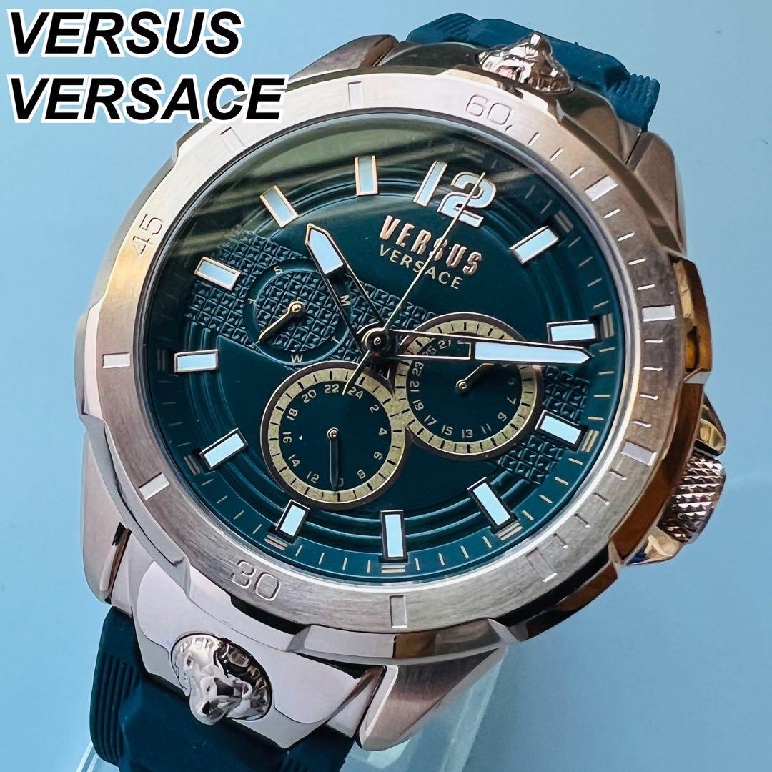 ヴェルサス ヴェルサーチ 新品 メンズ 腕時計 ブラック ケース付属