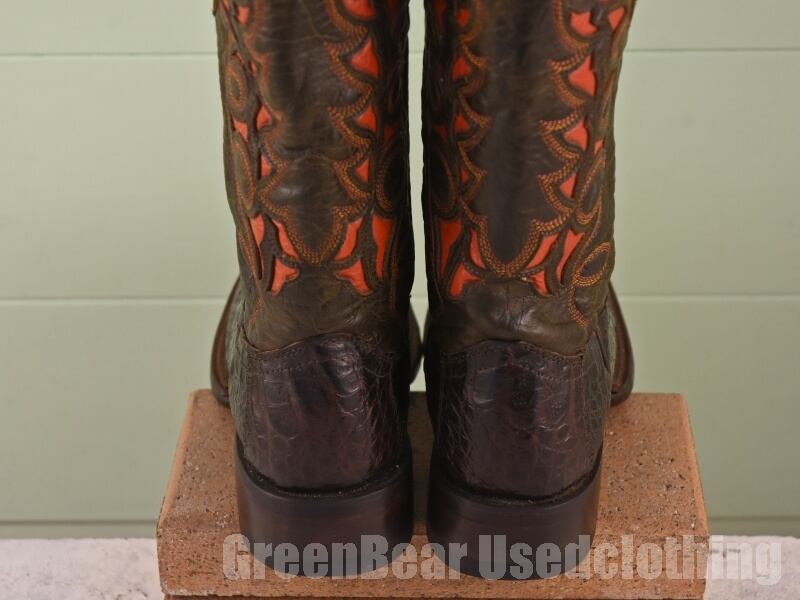 メキシコ製 ルケーシー Lucchese ビンテージ ウエスタンブーツ ワニ革