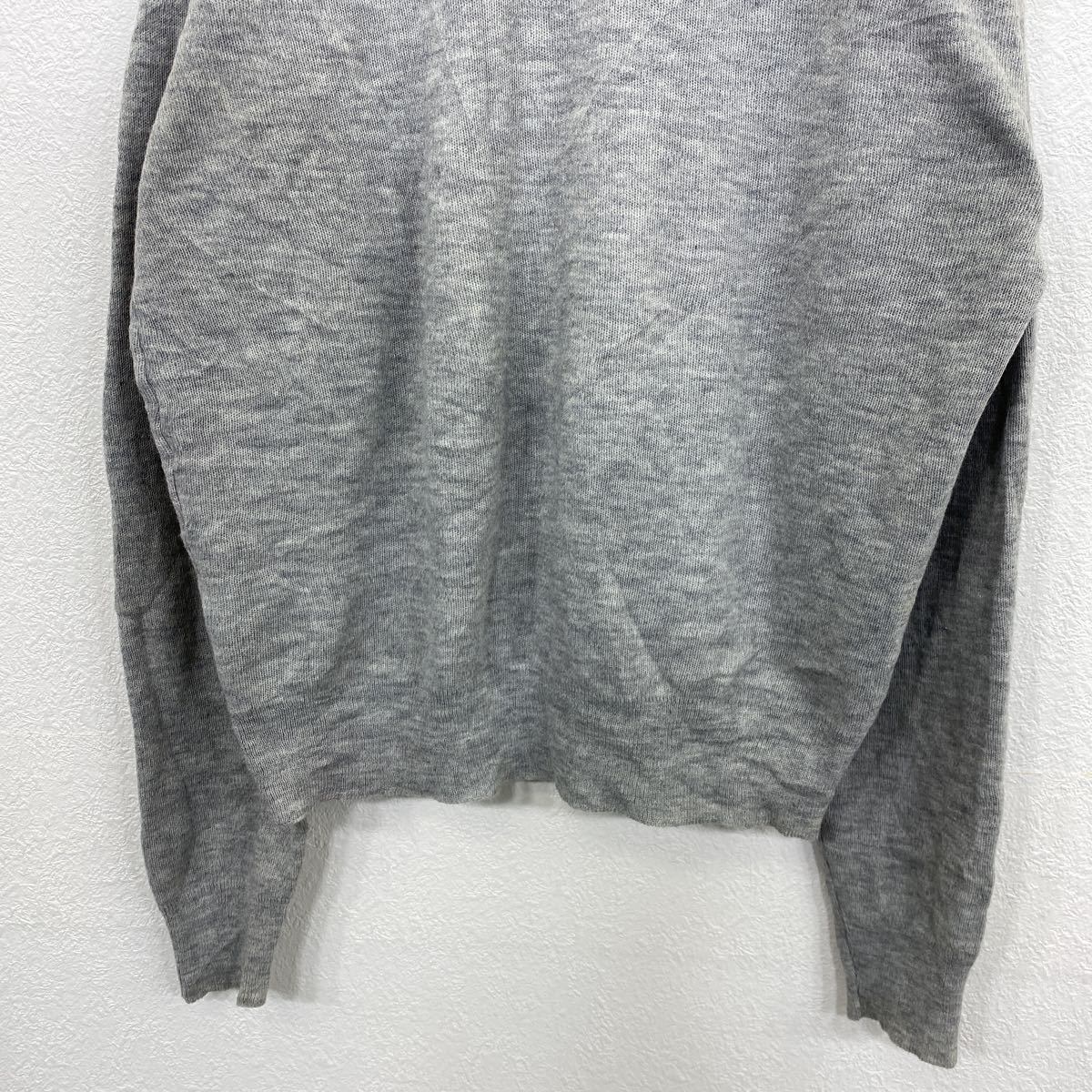 Garan Vネックセーター レディース M グレー ニットセーター