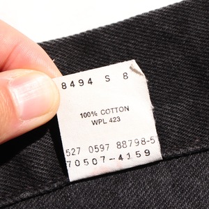 美品 L 70507 USA 95年 Levi’s サルファーブラックデニムジャケット リーバイス