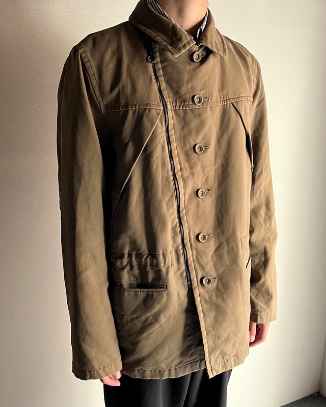 【ato】cotton moleskin double riders jacket