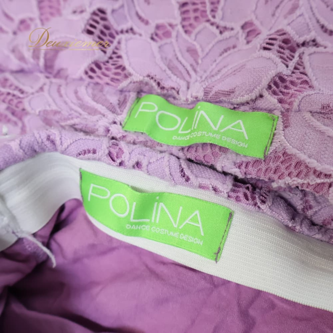 ベリーダンス 衣装 POLINA ポリーナ ツーピース セットアップ 上下セット レッスンウェア パープル系 トップス スカート スリット 紫 花 花柄 レース 上品 かわいい ダンス衣装 イベント 練習 レッスン 伸縮 ストレッチ レディース おしゃれ