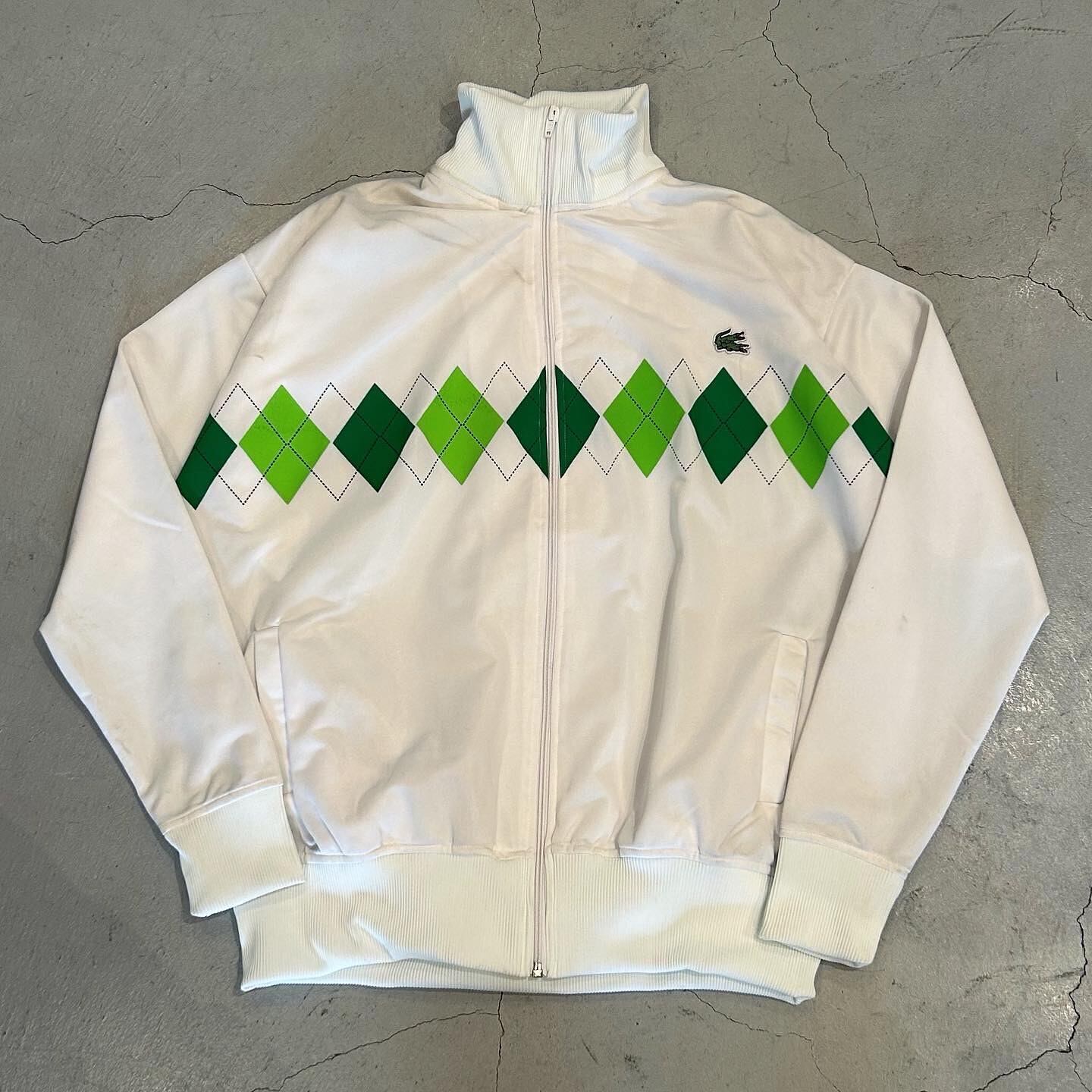 old DOUBLE CROC argyle track jacket【高円寺店】