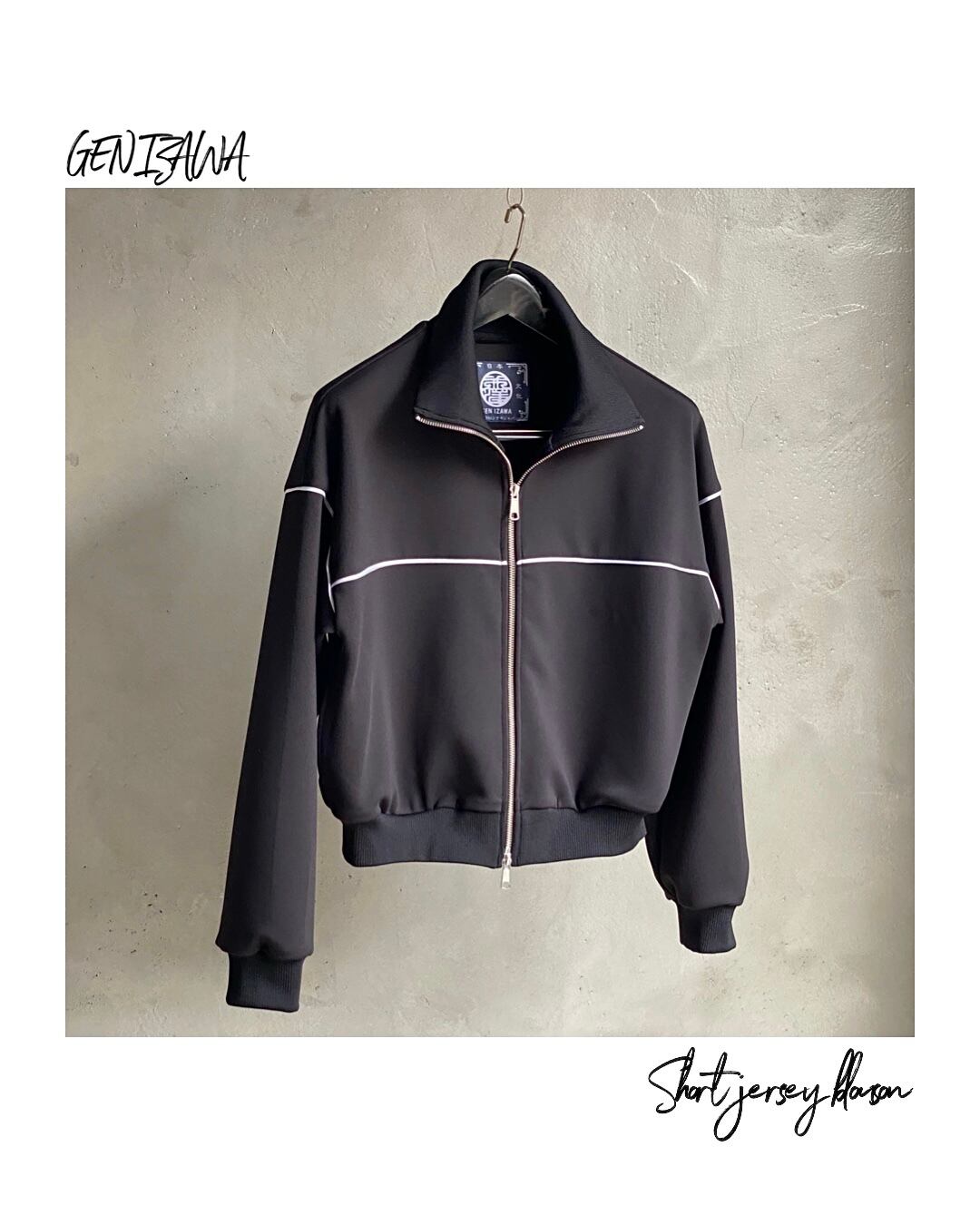 GEN IZAWA / Short jersey blouson 