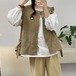 2色/フリルデザインサイドリボンベスト ・12030