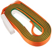 トラスコ中山(TRUSCO) ベルトスリング JIS3等級 両端アイ形 オレンジ グリーン 50mm×5.0m G5050