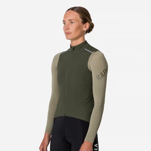 WOMNE'S PRO TEAM GILET DARK GREEN/WHITE
