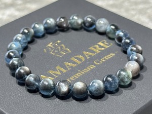 No.1908 ブラックスターアクアマリンブレスレット