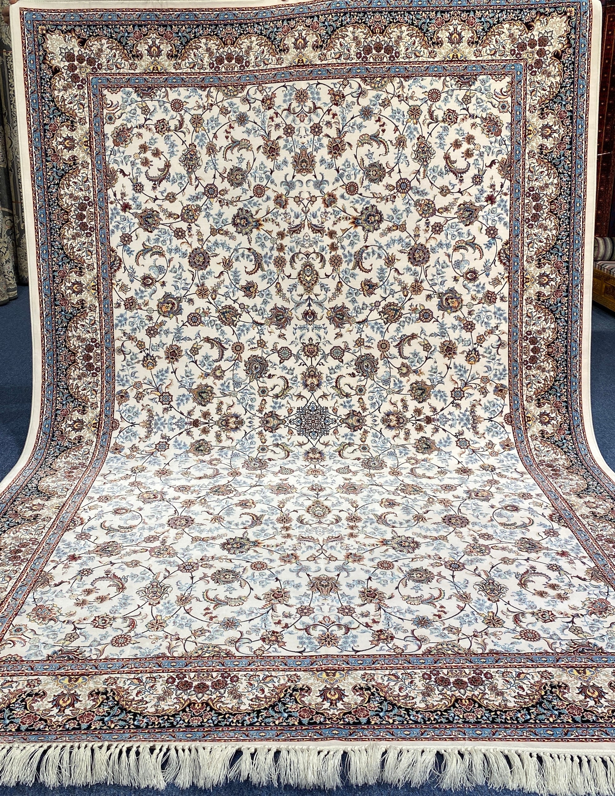 ペルシャ絨毯 81×260 新品未使用 カーペット ラグ Made in Iran