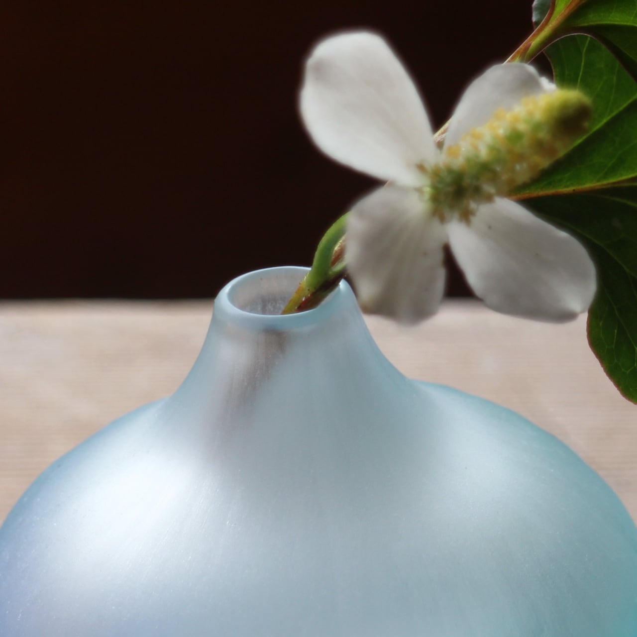 空のかけら 一輪挿し | 工房「麿」ガラス作家・松尾一朝の公式