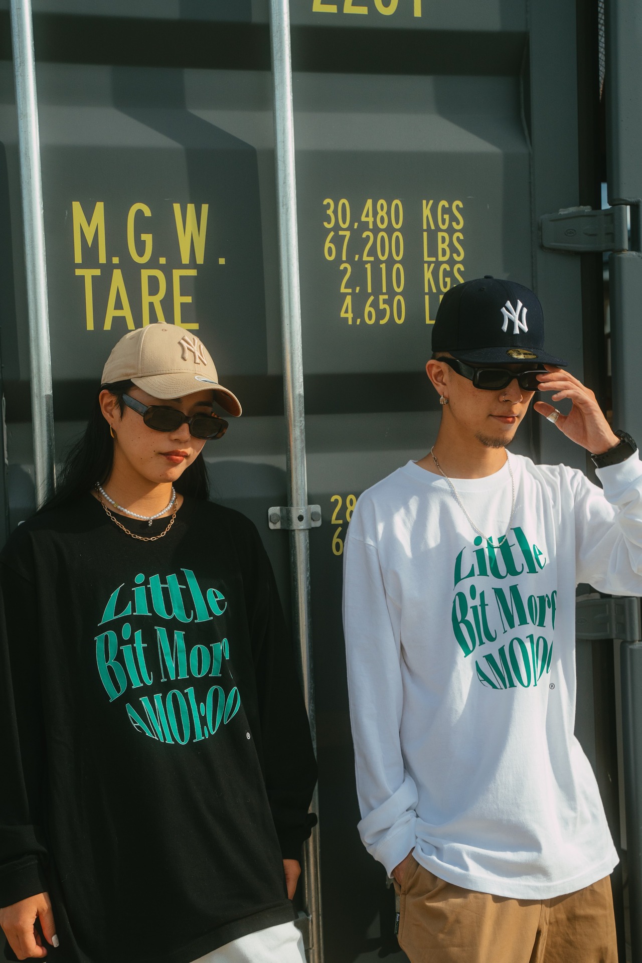 Circle long sleeve tee/BLACK