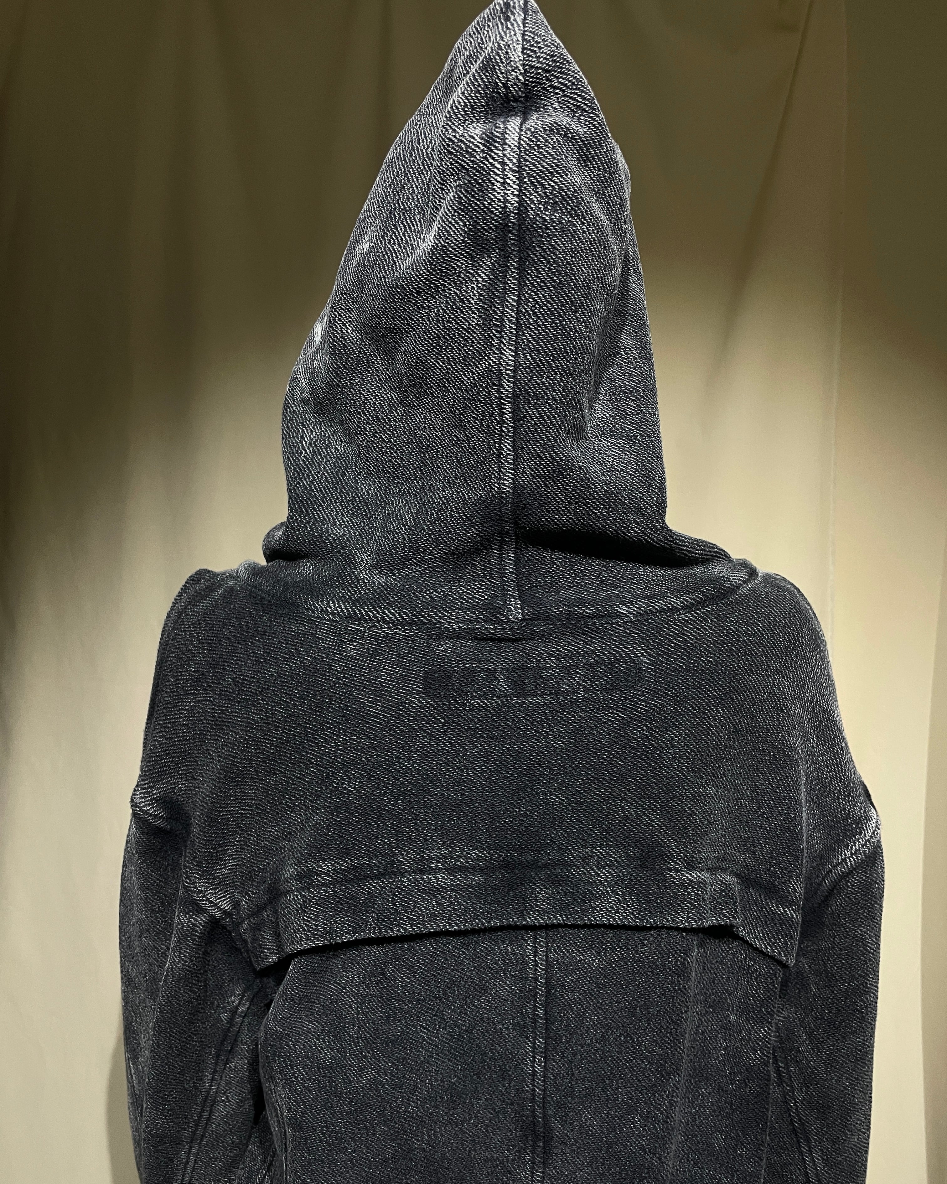 A.F HOMME - Garment dyed Zip Up Hoodie | Atelier Accord