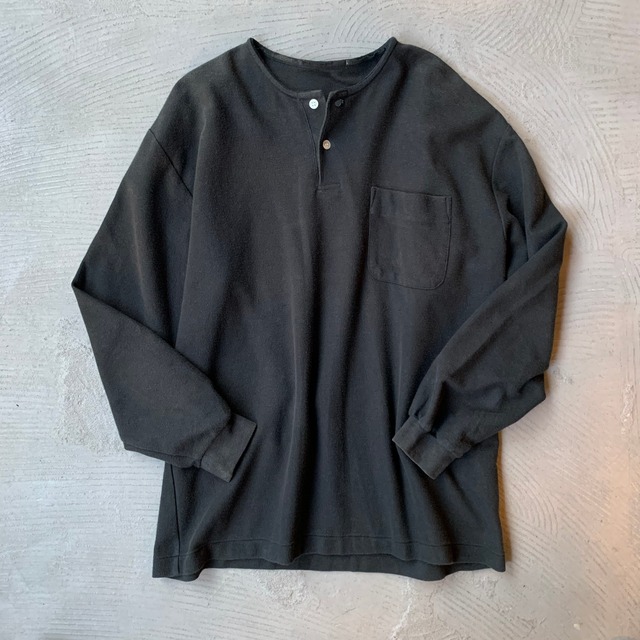Henley neckline T-shirt