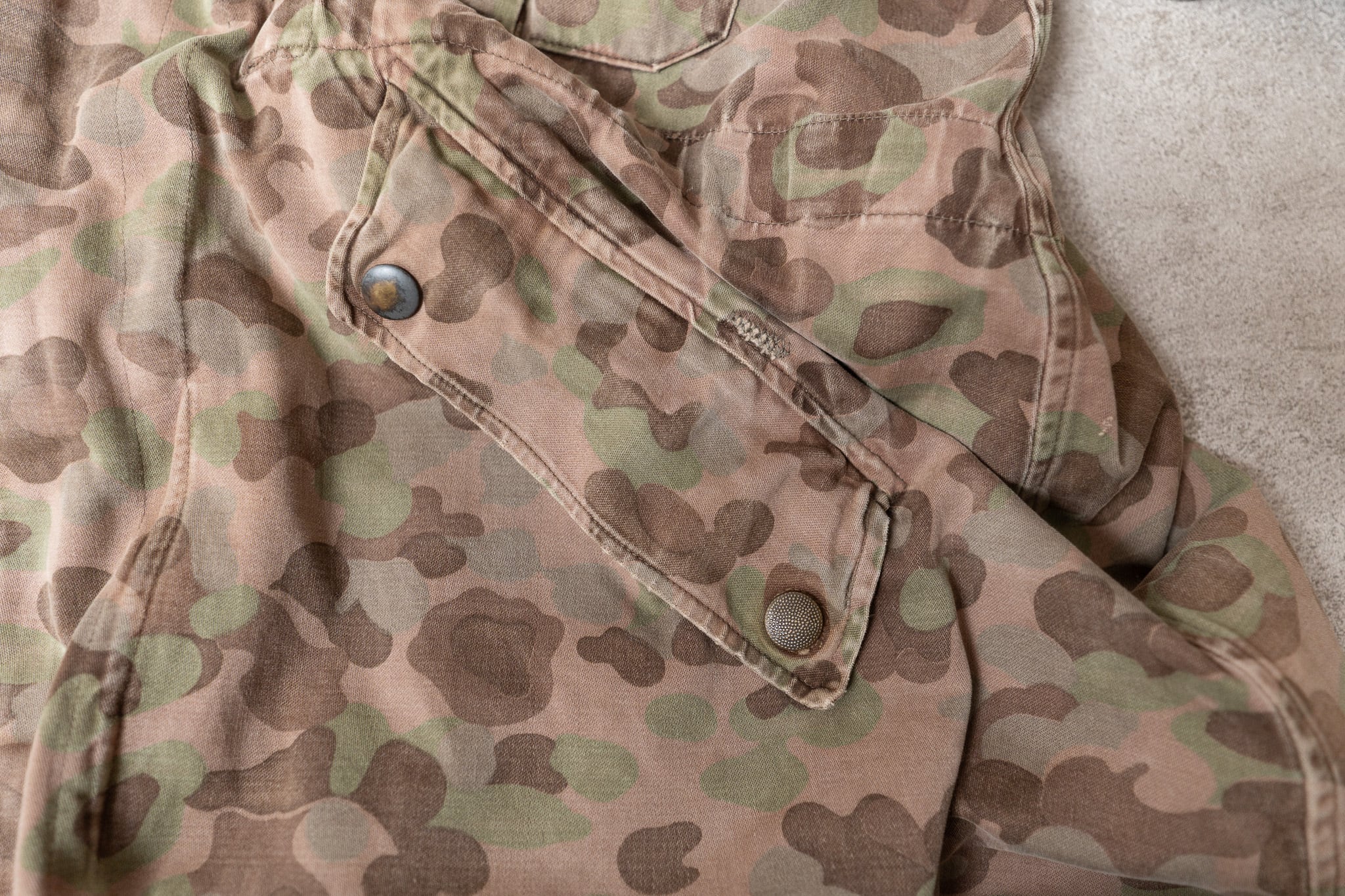 1950s】Austrian Army Pea Dot Camo Field Parka 