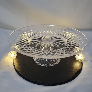 【特価処分】MMmall ケーキスタンド アクリル樹脂 プラスチック製 ケーキ台 cake stands フルーツ皿 ケーキディスプレイスタンド (クリア25cm スタンドのみ)