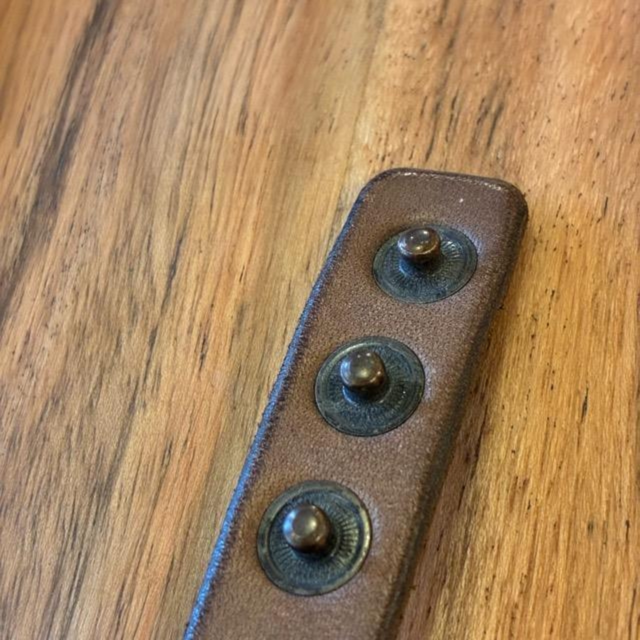 [Made to Order] Brass and Leather Handmade Watch Kaori Alice DBR Made to Order Brass and Leather Handmade Watch Button Operation Dark Brown Wristwatch
