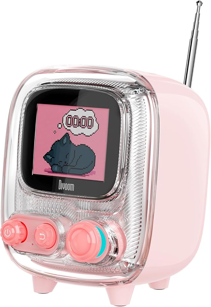 Divoom Tiivoo-2 スピーカー Bluetooth(5.3) PC/TFカード/FMラジオ対応