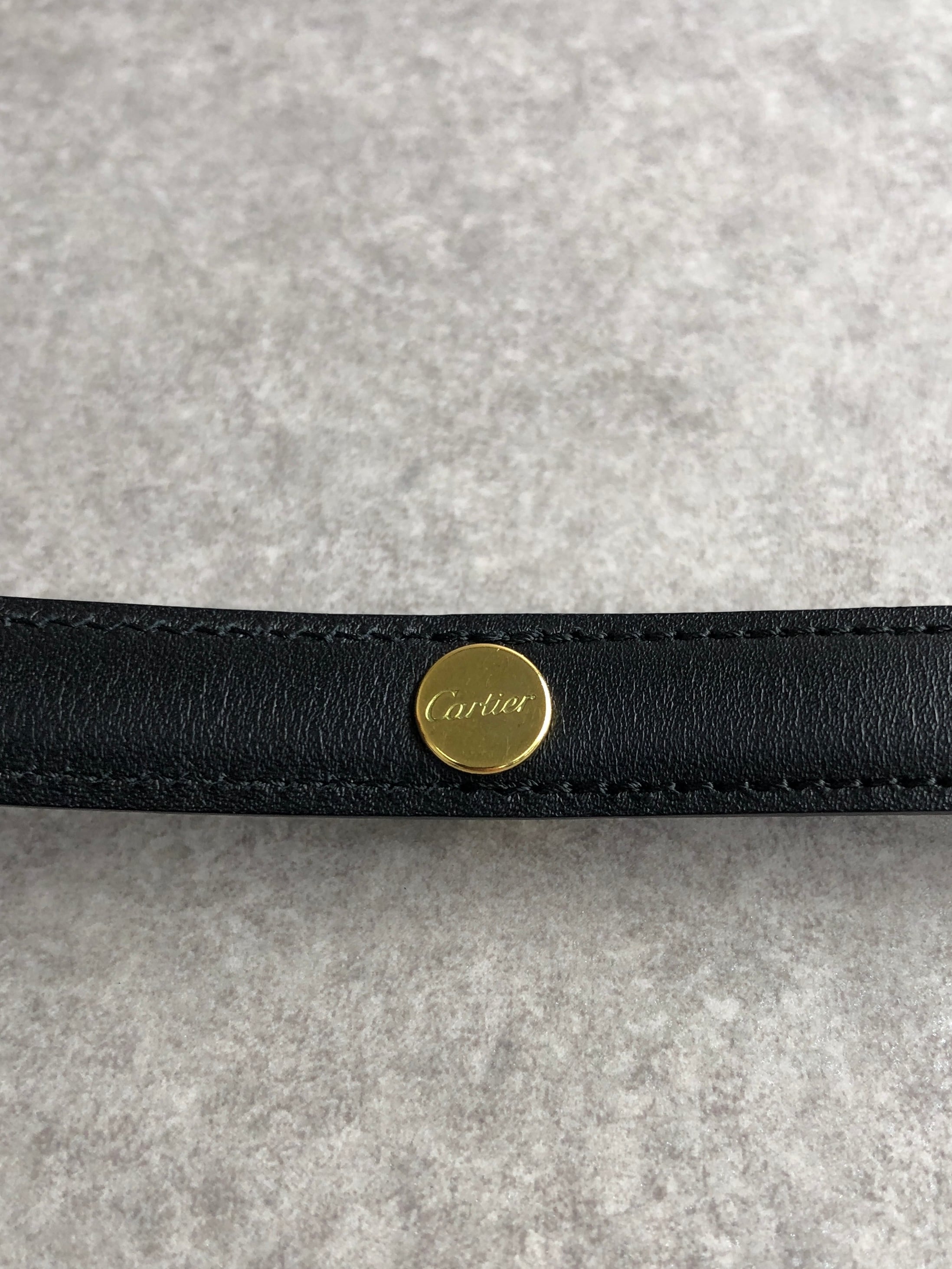 Cartier カルティエ パンテール ドゥ カルティエ ベルト ブラック