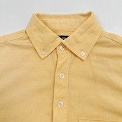 ゴルフ◆Callaway キャロウェイ DRYSPORT ストライプ ボタンダウン BD 半袖 ポロシャツ サイズ M /イエロー/メンズ/スポーツ