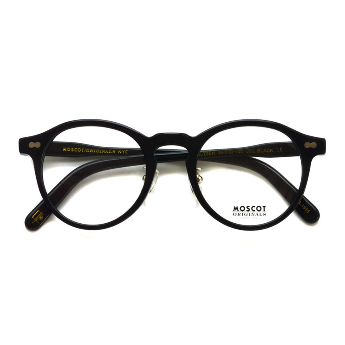 MOSCOT / MILTZEN MP / BLACK モスコット ミルツェンメタルノーズ 