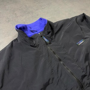 90s L.L.Bean WORM-UP JACKET black XL相当 古着