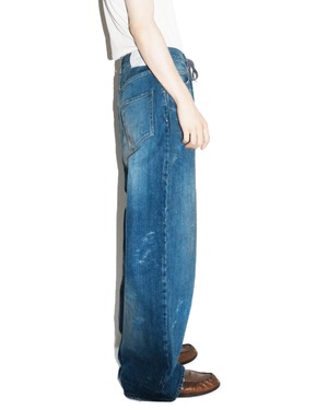 ssstein "BAGGY DENIM JEANS 〔INDIGO〕"