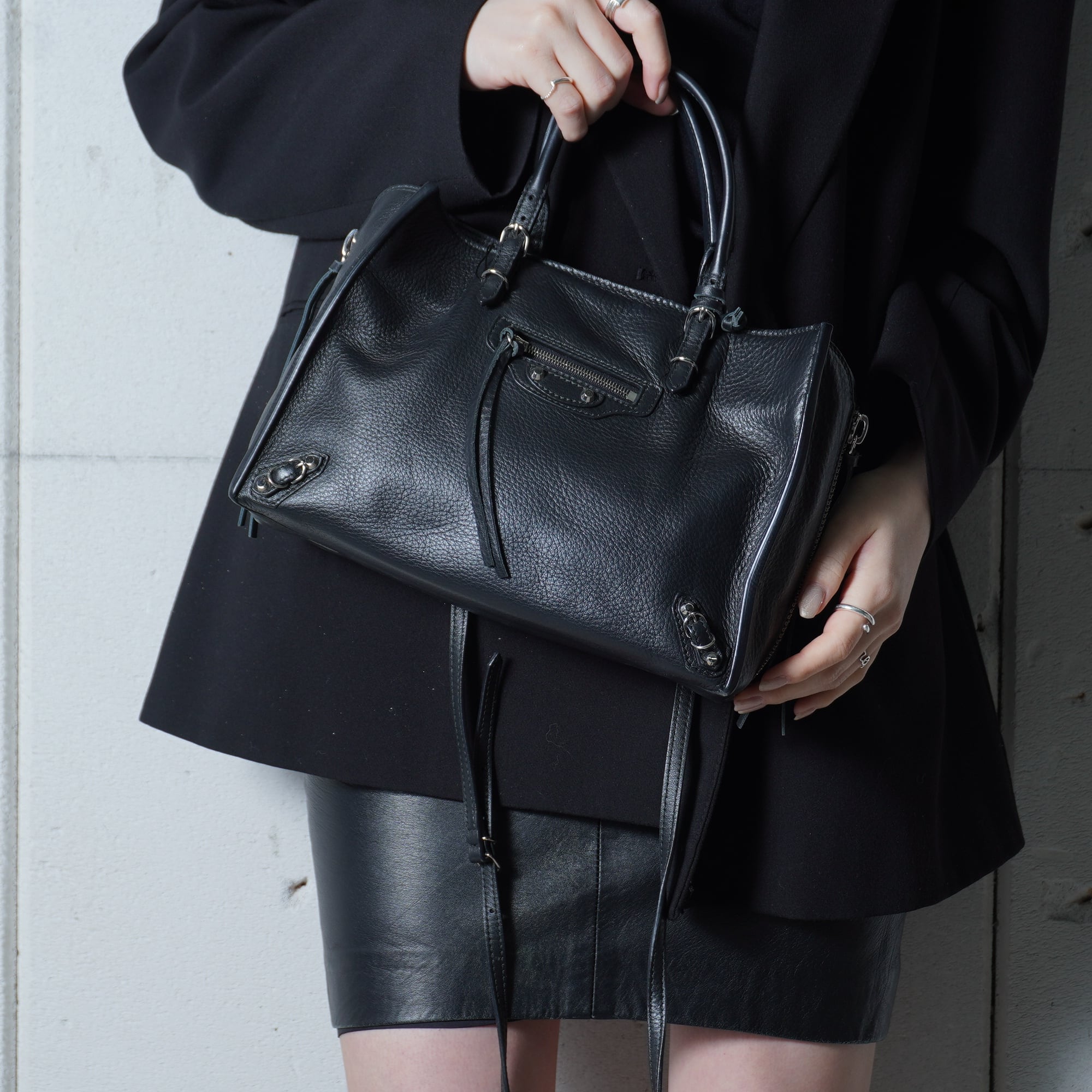 BALENCIAGA】バレンシアガ ペーパーミニレザー 2WAYショルダーバッグ