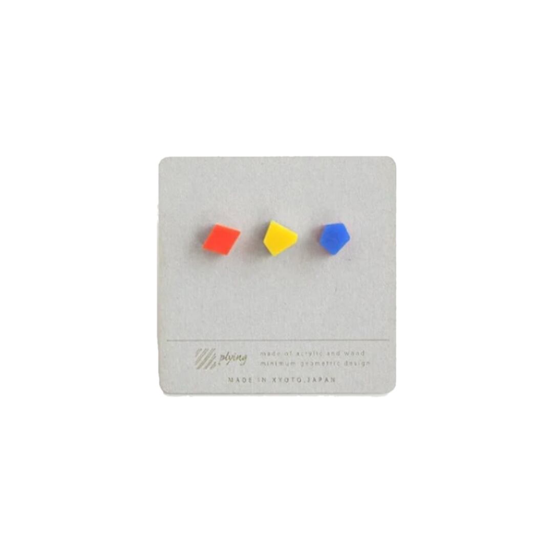 MATERIAL ピアス 3PCS color1